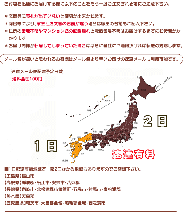 速達メール便