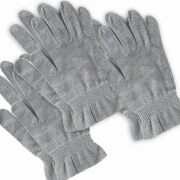 柔らか手袋グレー3枚セット