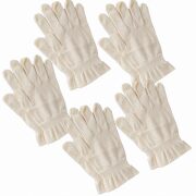 柔らか手袋ナチュラル5枚セット