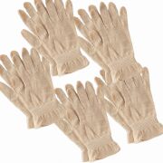 柔らか手袋茶綿5枚セット