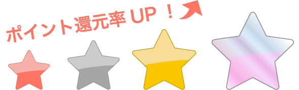 ポイント還元率UP！